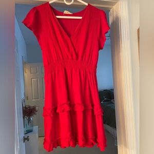 Altar’d State Ruffle Fit and Flare Dress